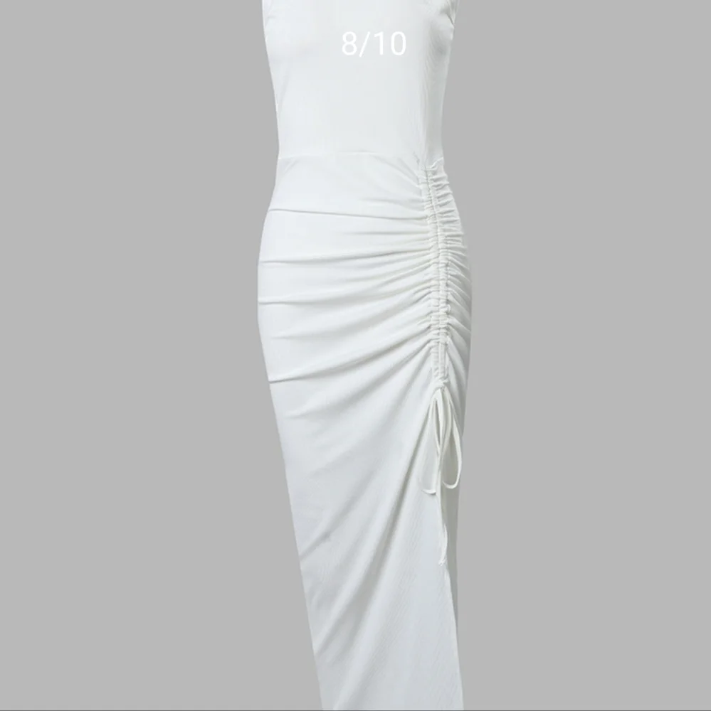 NWOT ChicMe XXL White Sleeveless Womens White Dress - Picture 7 of 16